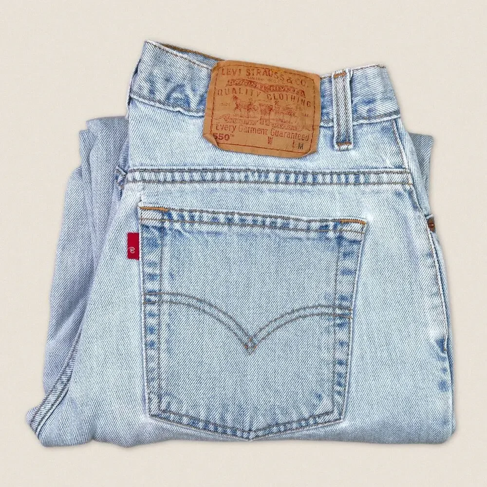 Vintage 90s 550 Levi’s Jeans Relaxed Fit Tapered Leg 14 - Size 30 x 30